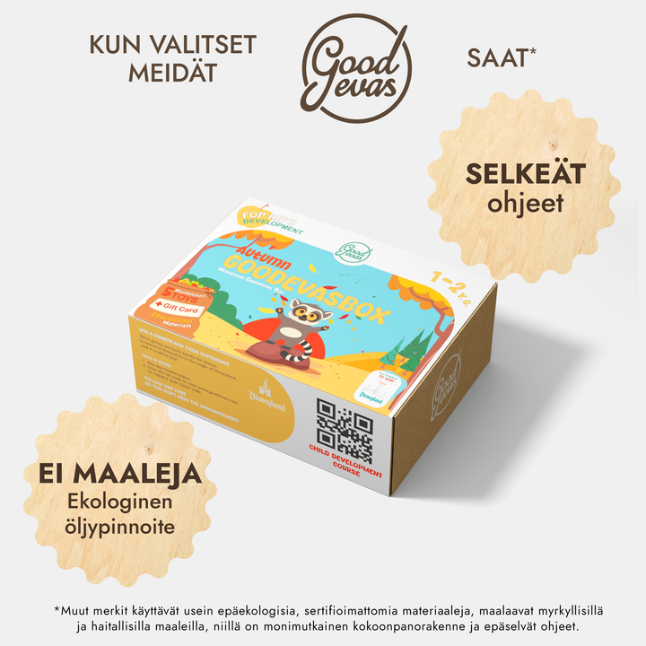 Vuosittainen leikkipakettitilaus (1–2 vuotta) — GoodevasBox