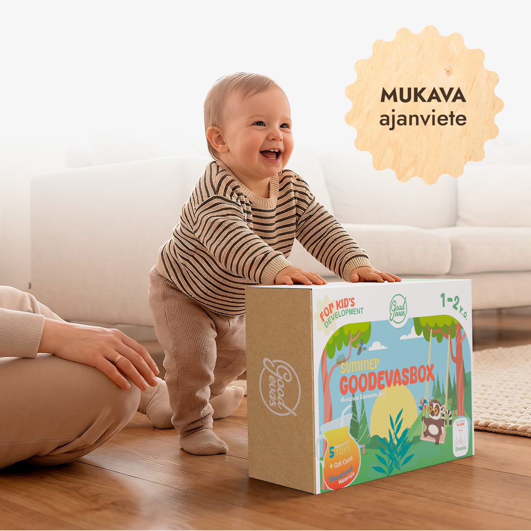 Vuosittainen leikkipakettitilaus (1–2 vuotta) — GoodevasBox