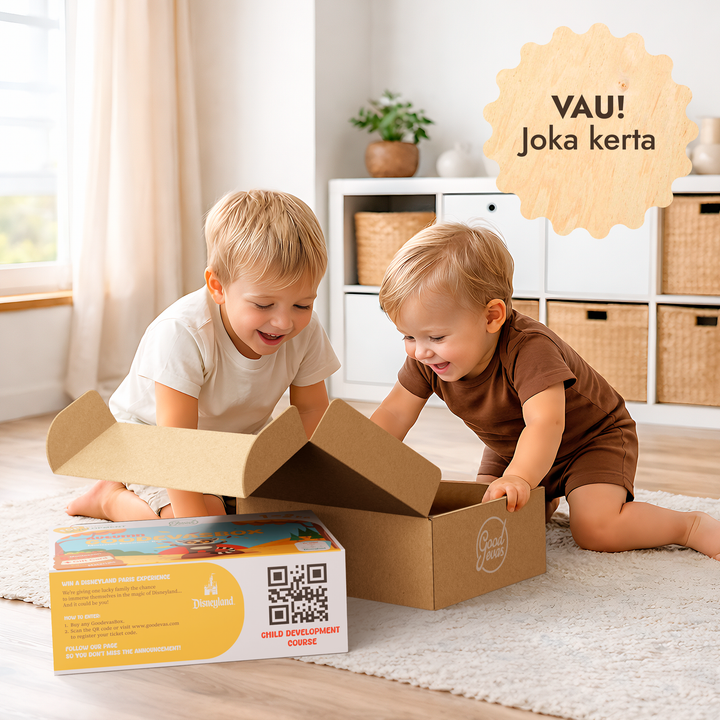 Vuosittainen leikkipakettitilaus (1–2 vuotta) — GoodevasBox