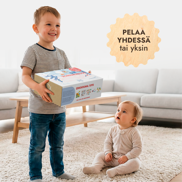 Vuosittainen leikkipakettitilaus (1–2 vuotta) — GoodevasBox