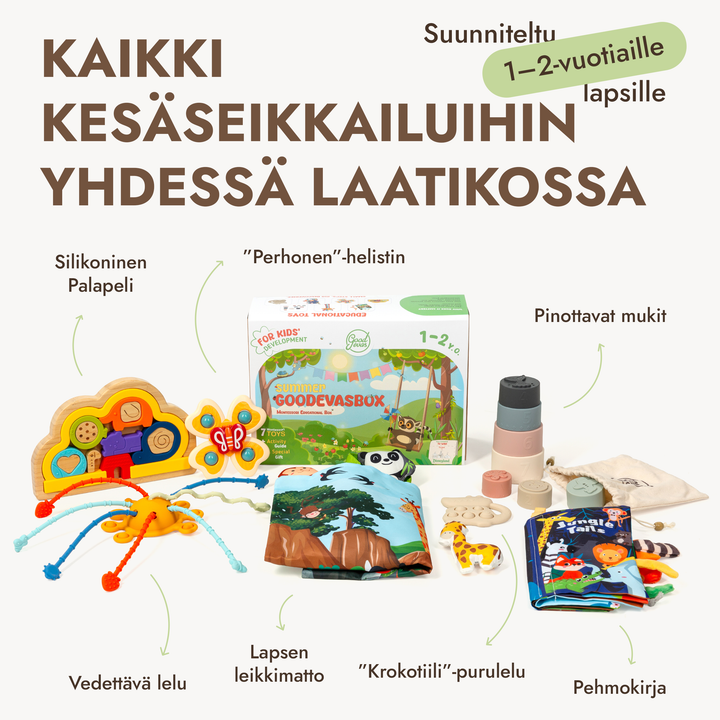 Kesä leikkisetti (1–2 vuotta) — GoodevasBox