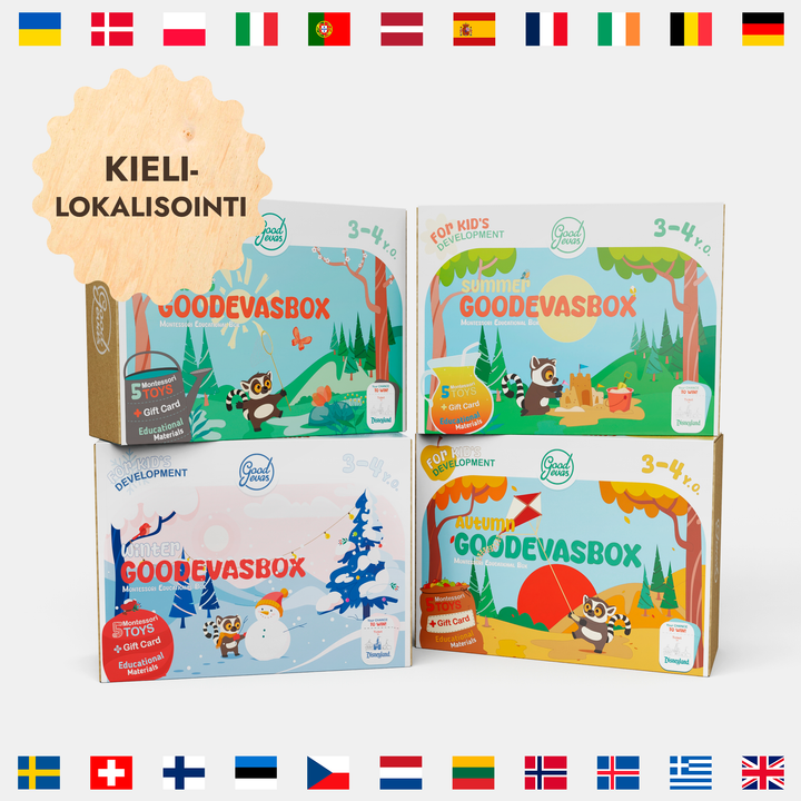 Kevään leikkipaketti (3–4 vuotta) — GoodevasBox