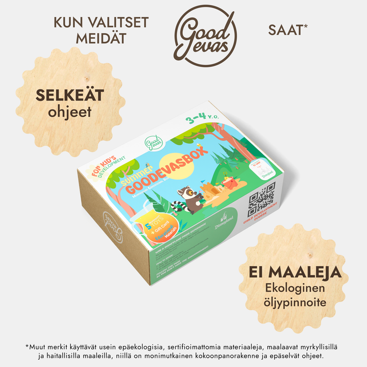 Kevään leikkipaketti (3–4 vuotta) — GoodevasBox