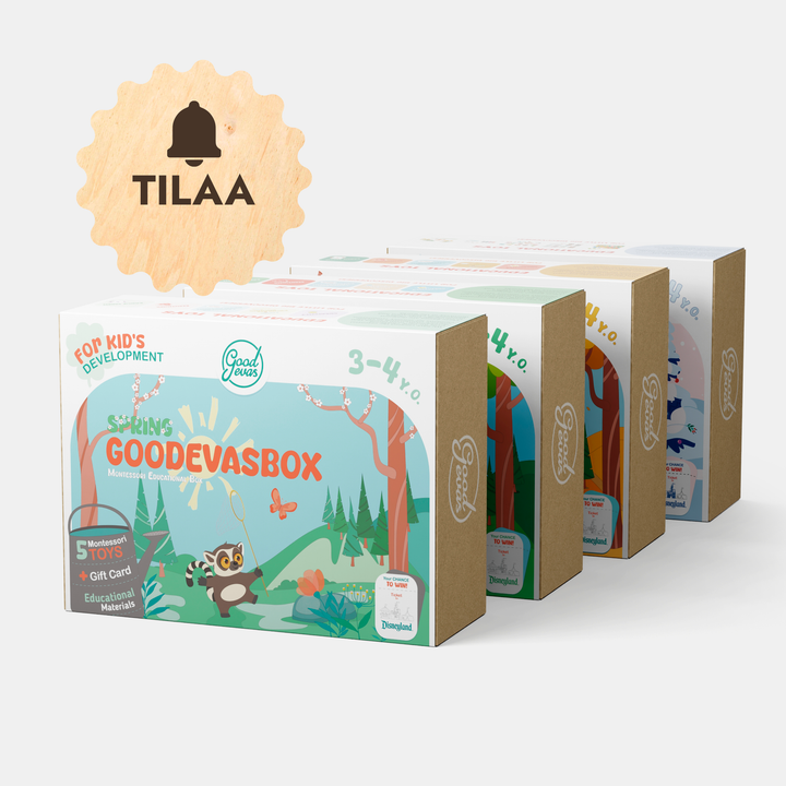 Vuosittainen leikkipakettitilaus (3–4 vuotta) — GoodevasBox