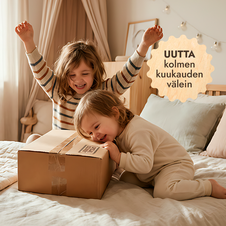 Vuosittainen leikkipakettitilaus (1–2 vuotta) — GoodevasBox