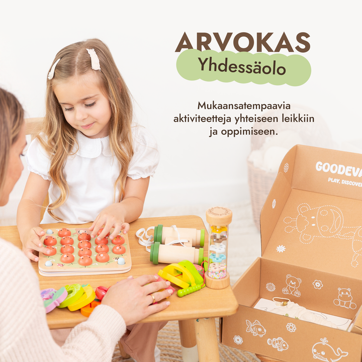 Kesä leikkisetti (3–4 vuotta) — GoodevasBox