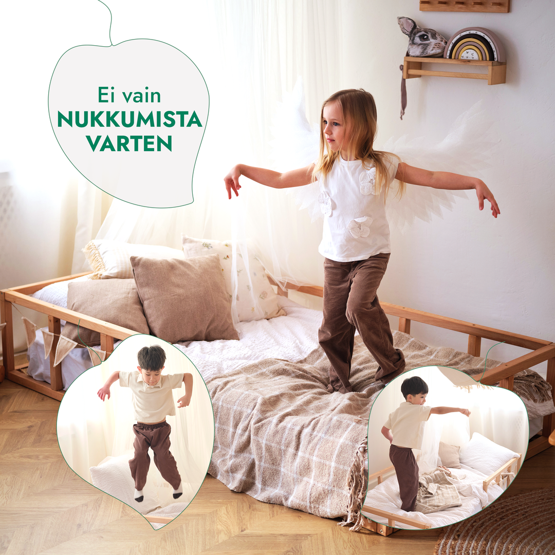 Montessori-Lattiasängyn Runko Taaperoille