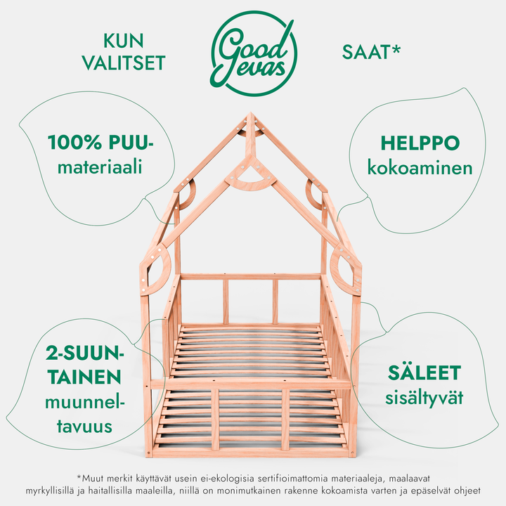 Montessori talosänky lapsille