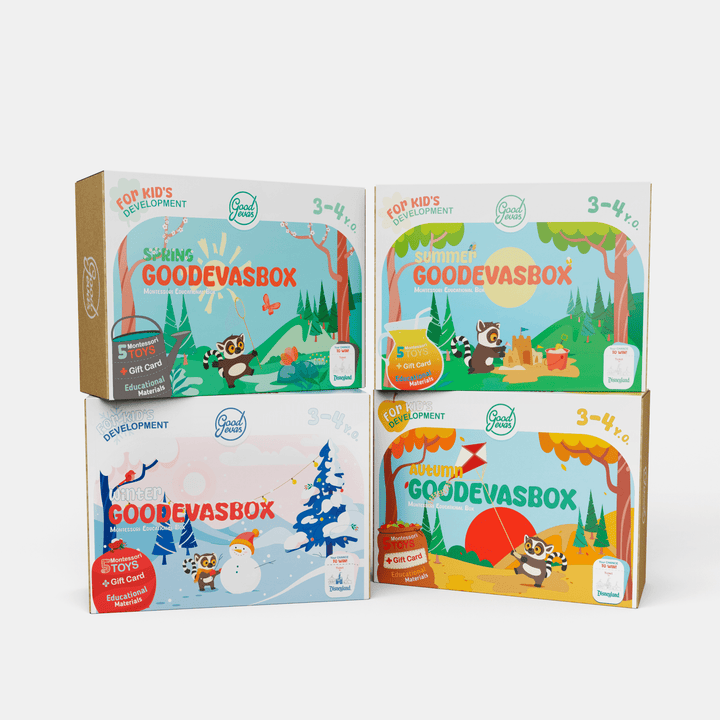 Vuosittainen leikkipakettitilaus (3–4 vuotta) — GoodevasBox