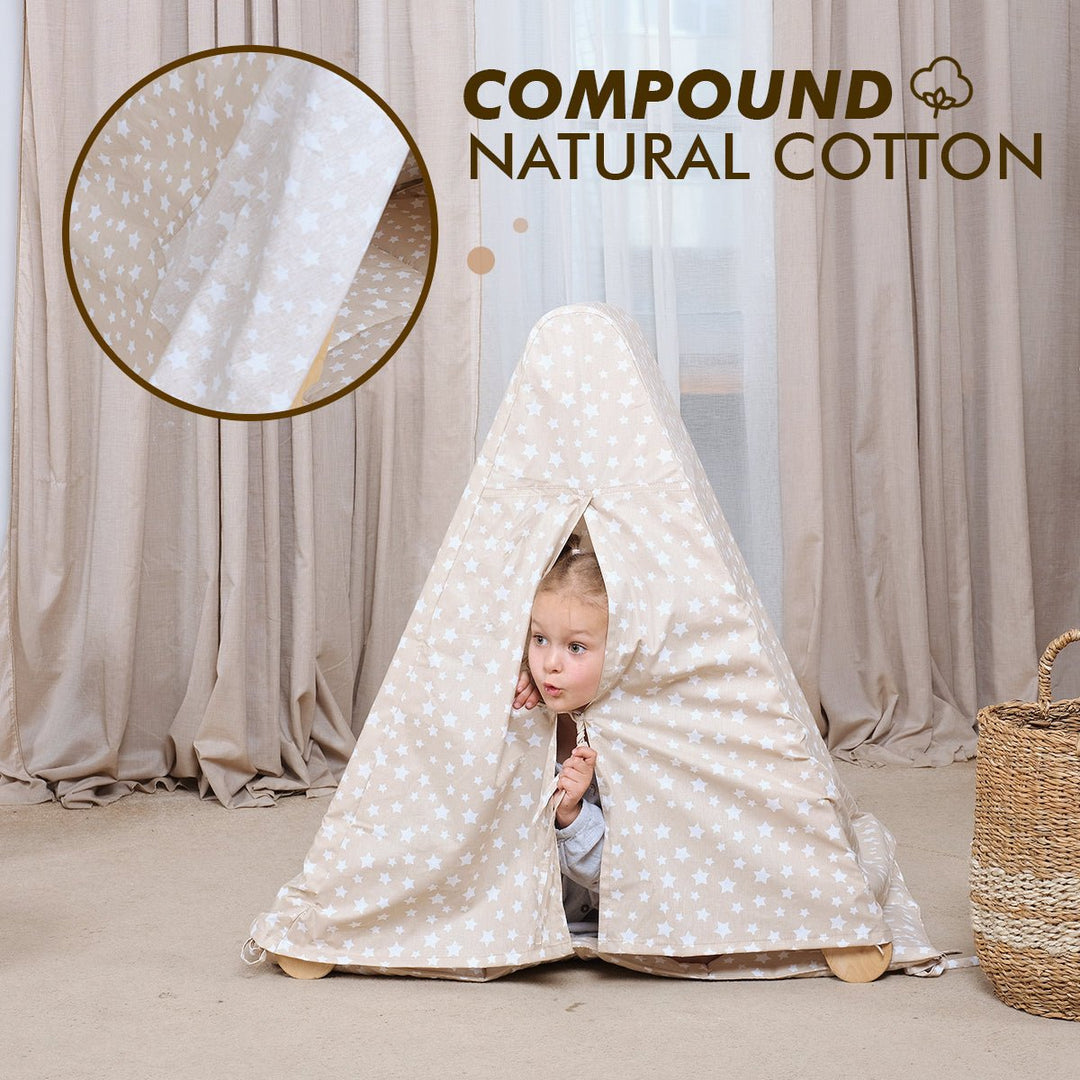 Leikkiteltan päällinen + Matto kolmiotikkaisiin