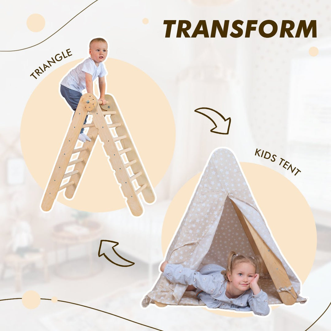 Leikkiteltan päällinen + Matto kolmiotikkaisiin