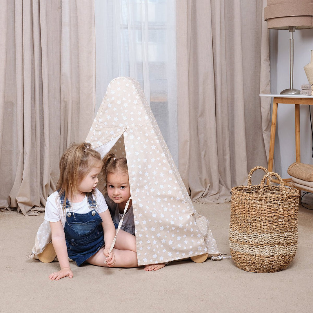 Leikkiteltan päällinen + Matto kolmiotikkaisiin